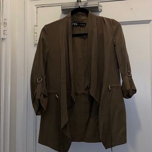 Zara green jacket